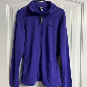 Bench Women's Vibrant Purple‎ Zip-Up sweater